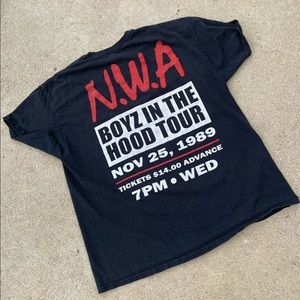 NWA band tee size XL